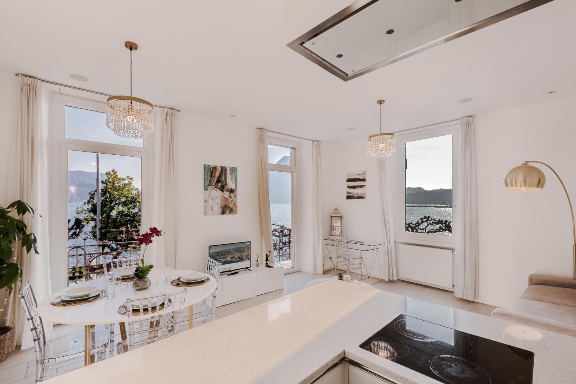 Front Lake Pearl 5 For 6Pax -By Easylife Swiss Lugano Exteriér fotografie